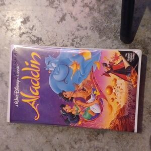 Walt Disney Aladdin vhs tape movie